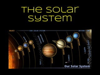 The Solar
 System
 
