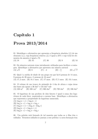 Captulo 1 
Prova 2013/2014 
01. Identi 