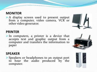 Essential of computer hardware & software