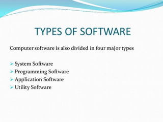 Essential of computer hardware & software