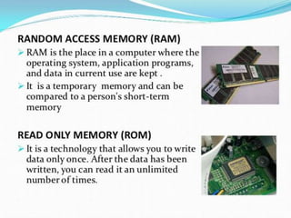 Essential of computer hardware & software