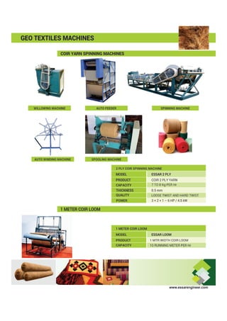 Coir Machine Manufacturer