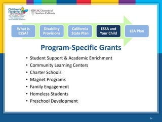 Webinar: Every Student Succeeds Act (ESSA) - How it Affects Students ...
