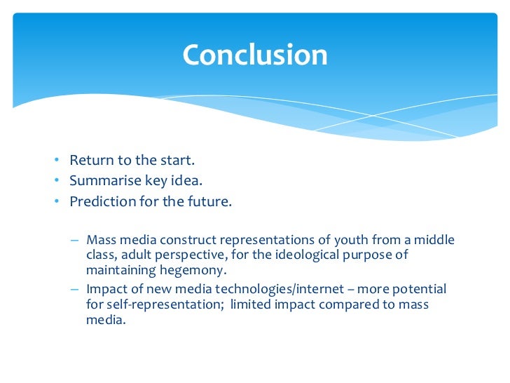Mass Media - Nursing Term Papers