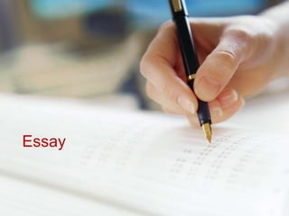 5 types of essay writing ppt