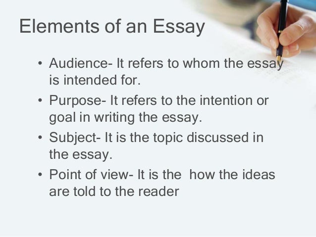 Features and elements of philippine essay