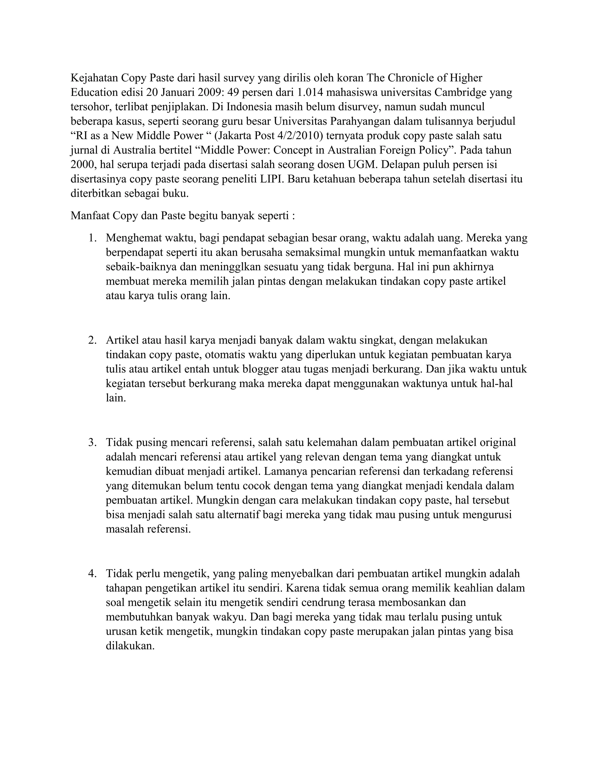 Essay Sikap dan mental copy-paste | DOC