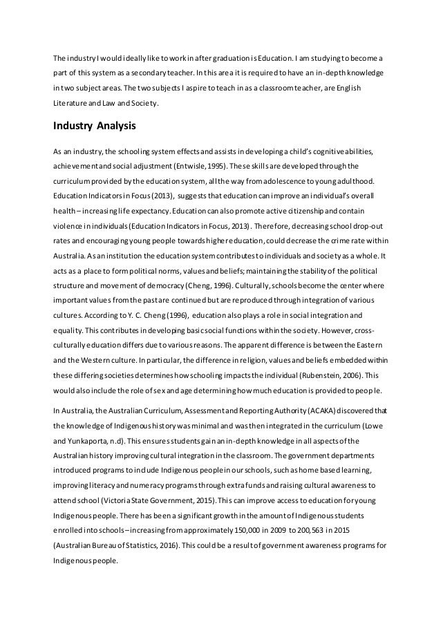 Industry Analysis Essays: Examples, Topics, Titles, & Outlines industry essay
