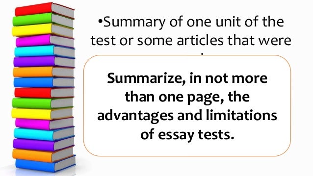 Standardized testing essay