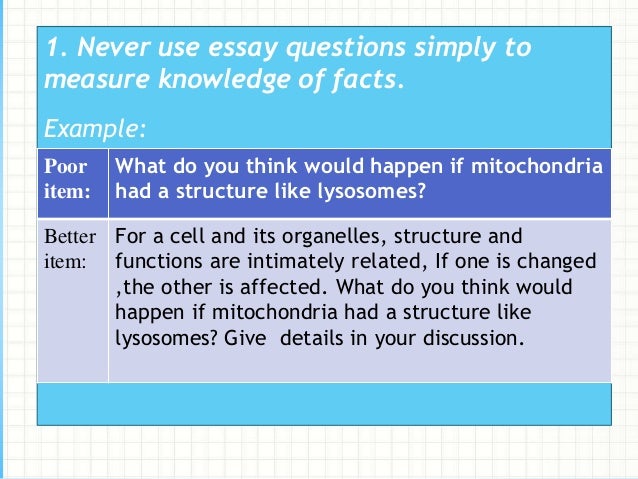 Stem cell essay question
