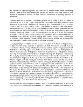 Mental Health in Corrections | PDF
