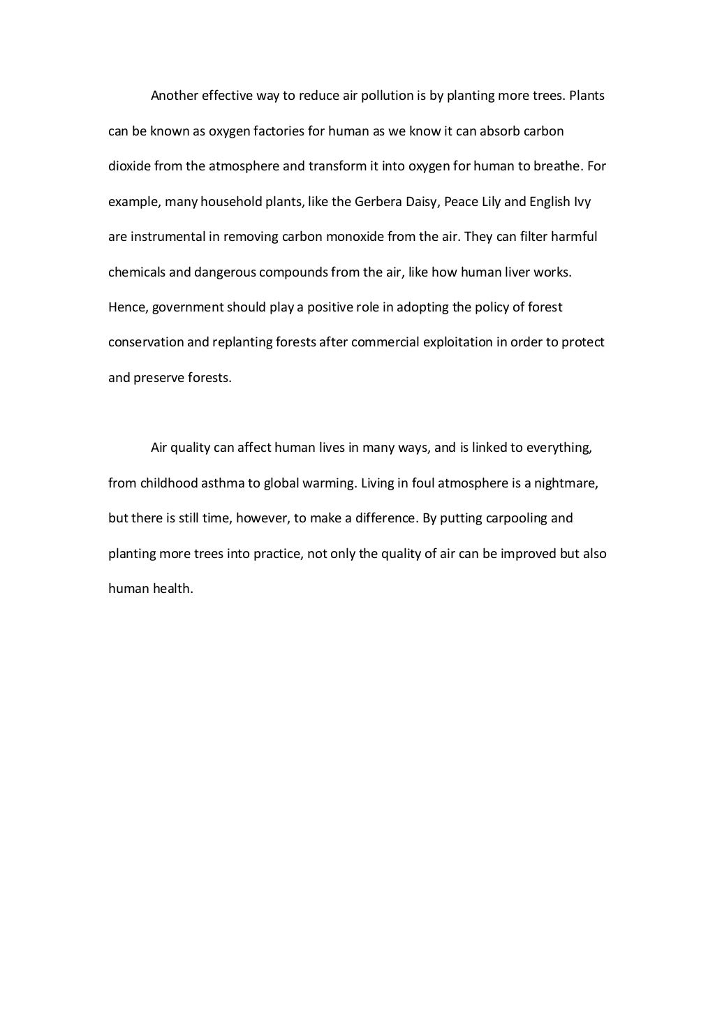 Essay on pollution image