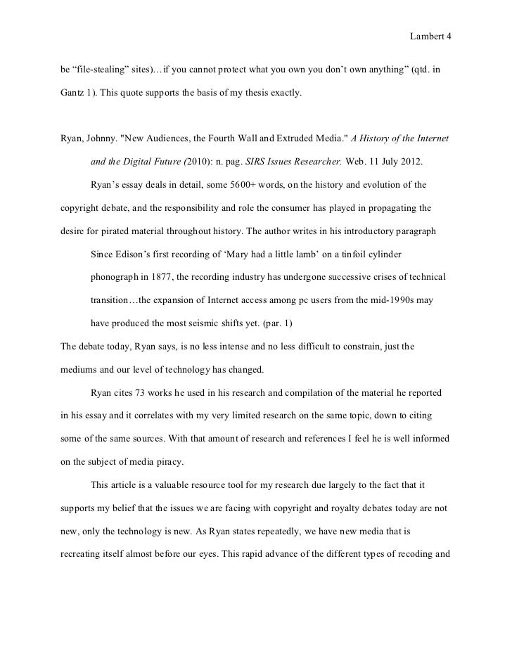 How To Write An Essay With A Thesis Accurate Description Would Easy Essay Topics For High School Students also English Literature Essay Topics Essay Annotated Bibliography Revised Final Copy July Example Of Thesis Statement In An Essay