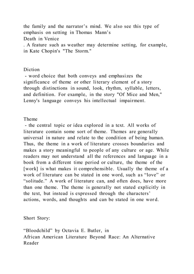 Essay 750 words count, double-spaced and MLA format. The short | PDF