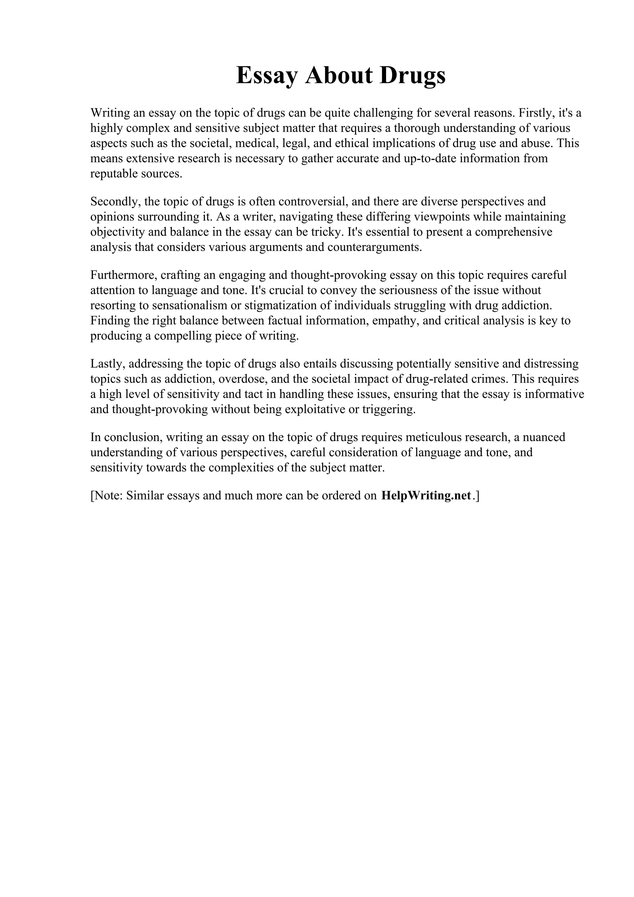 essay-about-drugs-pdf
