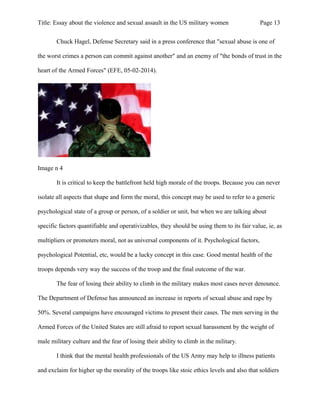women in the military essay