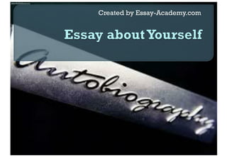 Essay About Yourself