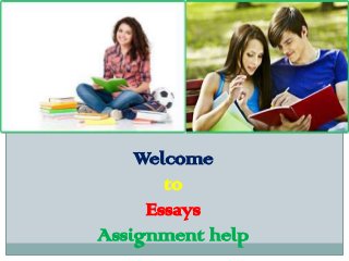 Welcome
to
Essays
Assignment help
 
