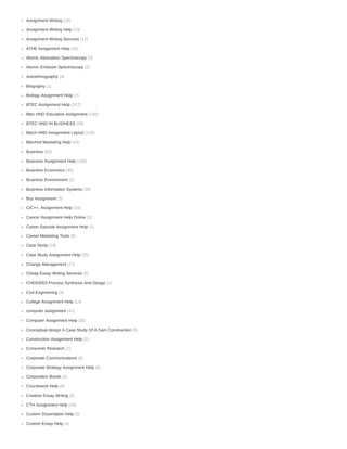 (18)
(23)
(12)
(42)
(2)
(2)
(4)
(1)
(7)
(317)
(180)
(59)
(128)
(43)
(60)
(199)
(46)
(2)
(36)
(2)
(10)
(3)
(1)
(8)
(19)
(20)
(17)
(8)
(1)
(3)
(14)
(41)
(35)
(5)
(1)
(2)
(6)
(6)
(1)
(8)
(2)
(48)
(3)
(4)
Assignment Writing
Assignment Writing Help
Assignment Writing Services
ATHE Assignment Help
Atomic Absorption Spectroscopy
Atomic Emission Spectroscopy
Autoethnography
Biography
Biology Assignment Help
BTEC Assignment Help
Btec HND Education Assignment
BTEC HND IN BUSINESS
Btech HND Assignment Layout
Btechnd Marketing Help
Business
Business Assignment Help
Business Economics
Business Environment
Business Information Systems
Buy Assignment
C/C++, Assignment Help
Cancer Assignment Help Online
Career Episode Assignment Help
Career Marketing Tools
Case Study
Case Study Assignment Help
Change Management
Cheap Essay Writing Services
CHEN3003 Process Synthesis And Design
Civil Engineering
College Assignment Help
computer assignment
Computer Assignment Help
Conceptual design A Case Study Of A Dam Construction
Construction Assignment Help
Consumer Research
Corporate Communications
Corporate Strategy Assignment Help
Corporation Bonds
Coursework Help
Creative Essay Writing
CTH Assignment Help
Custom Dissertation Help
Custom Essay Help
 