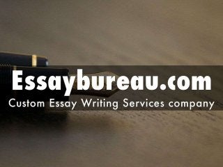 Custom Essay Writing Services