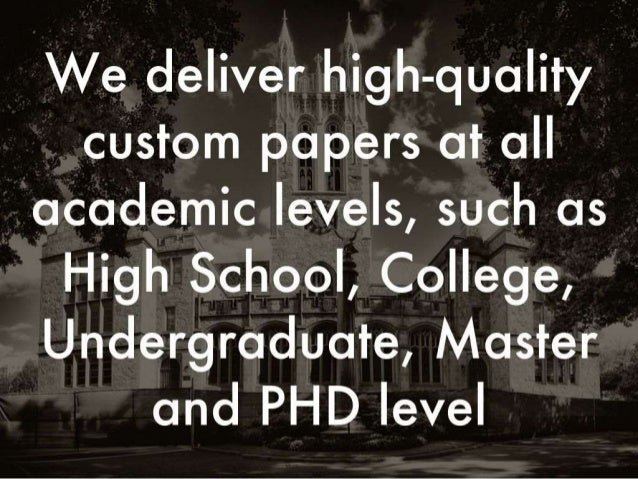 Custom essay writing services