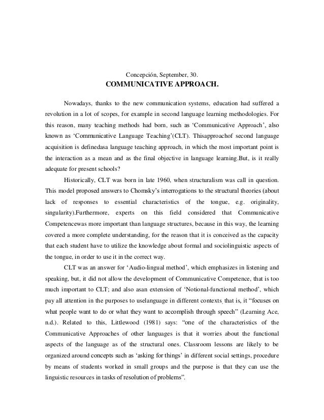 Communicative Language Teaching Essays: Examples, Topics, Titles, & Outlines