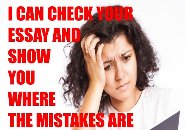 Essay corrector