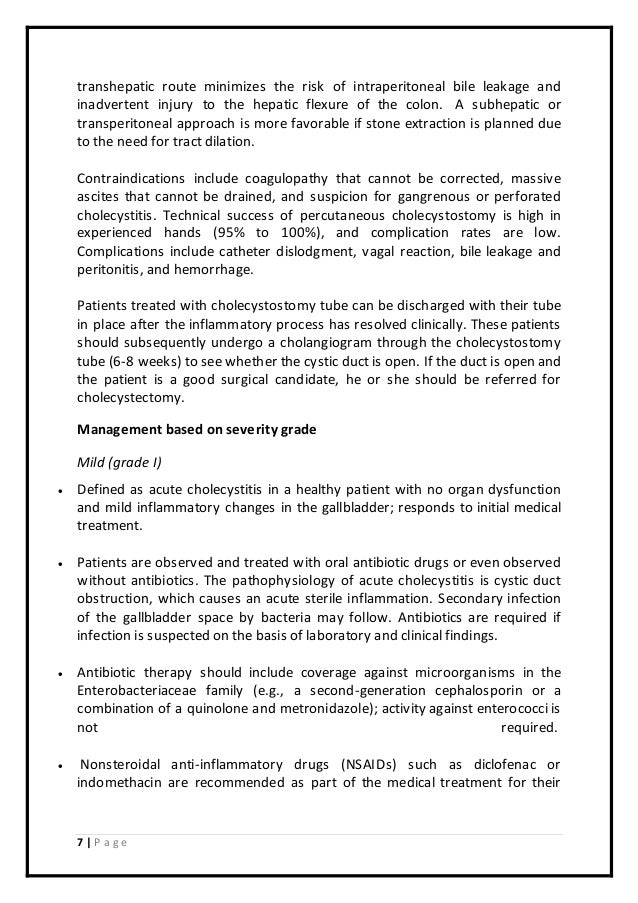 What causes cholecystitis picture