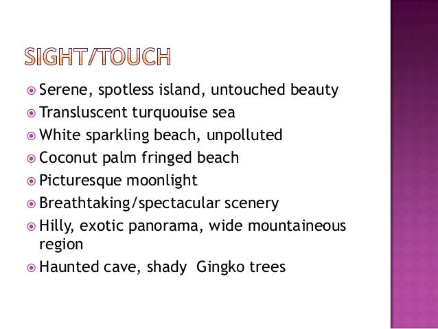 Essay about beach describing