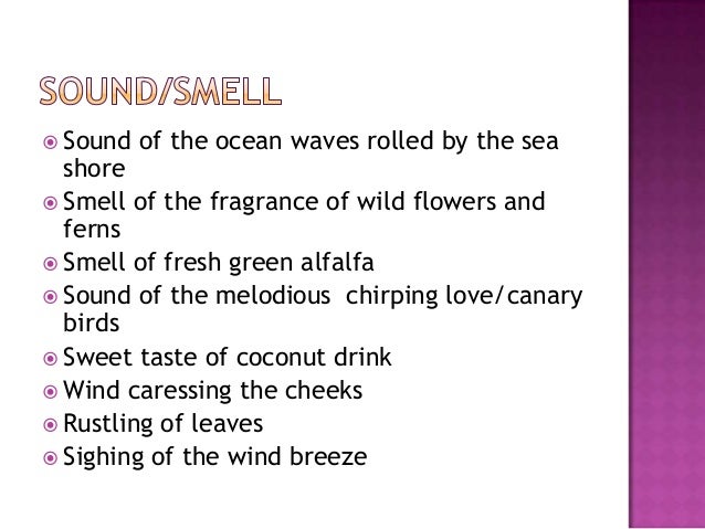 Descriptive writing about the beach