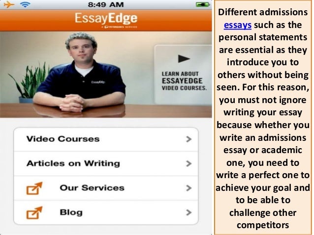 Admission essay editing service graduate school