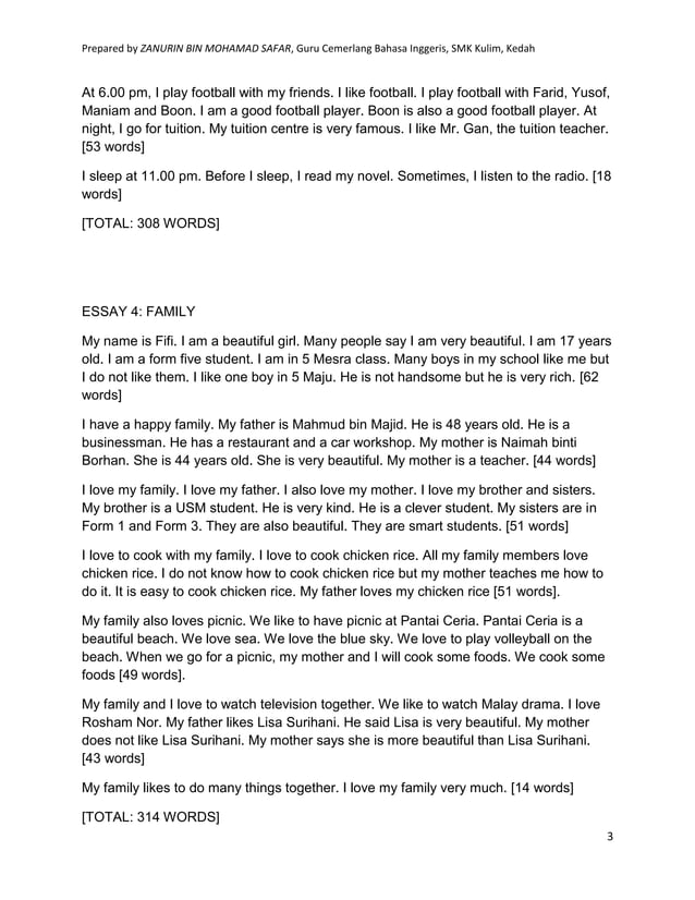 Essay For Weak Students