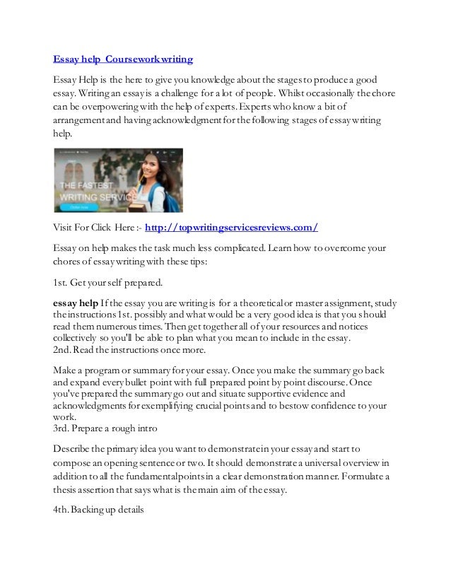 Essay Help Coursework Writing