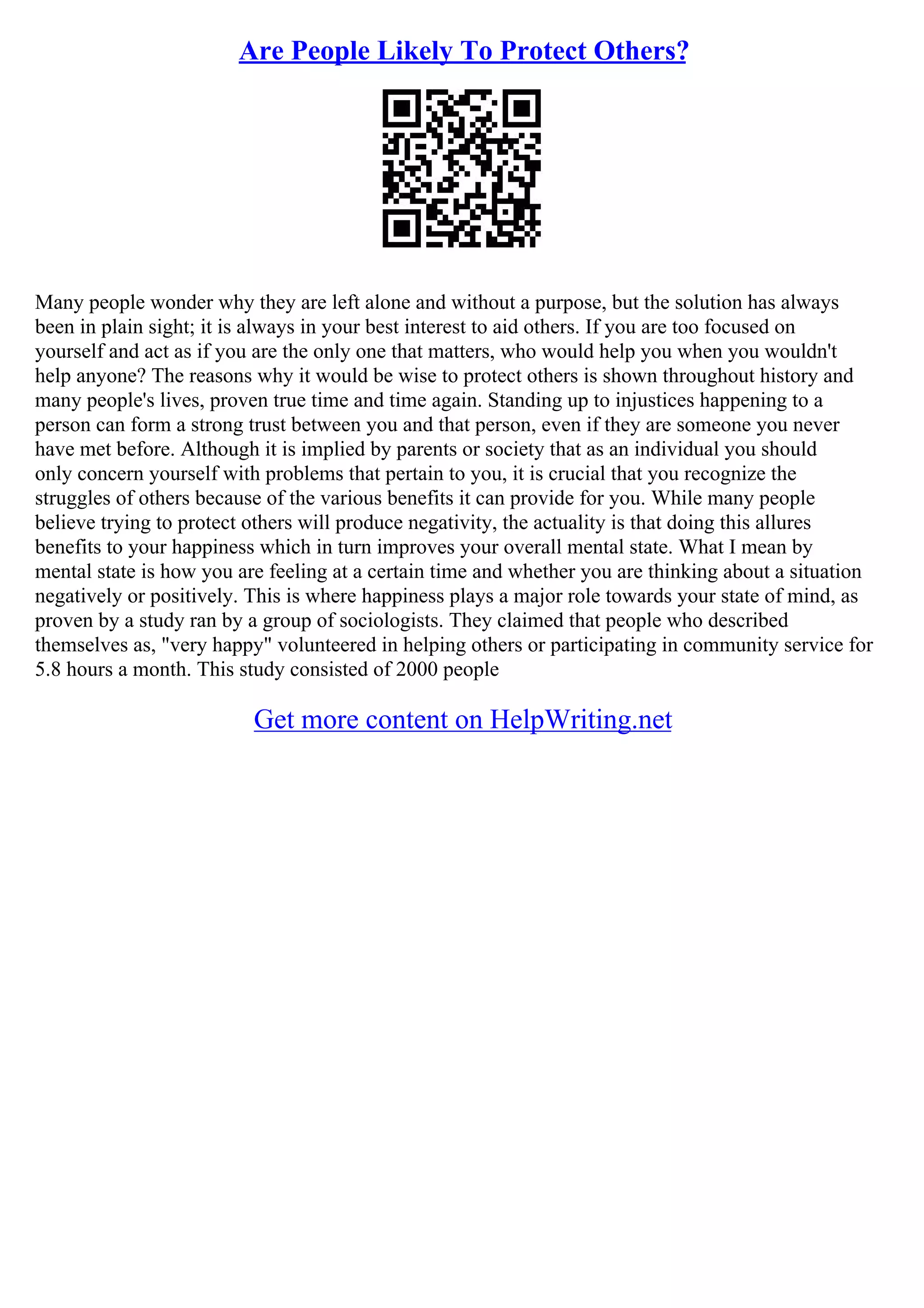 Essay Helping Others PDF essay-helping-others-pdf