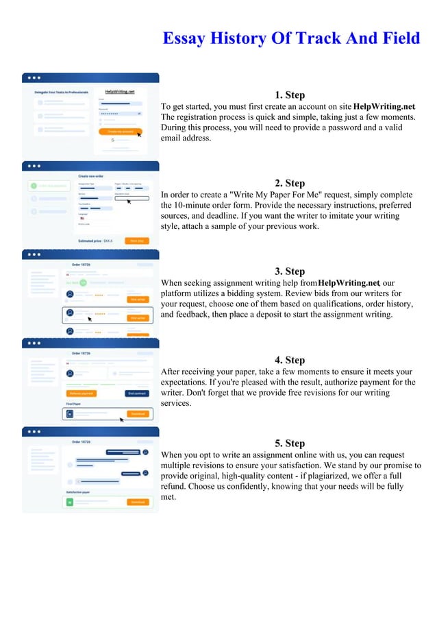 Essay History Of Track And Field PDF