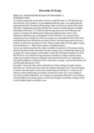 Essay Homework | PDF