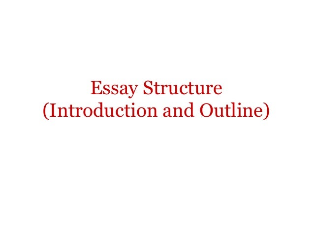 introduction essay structure