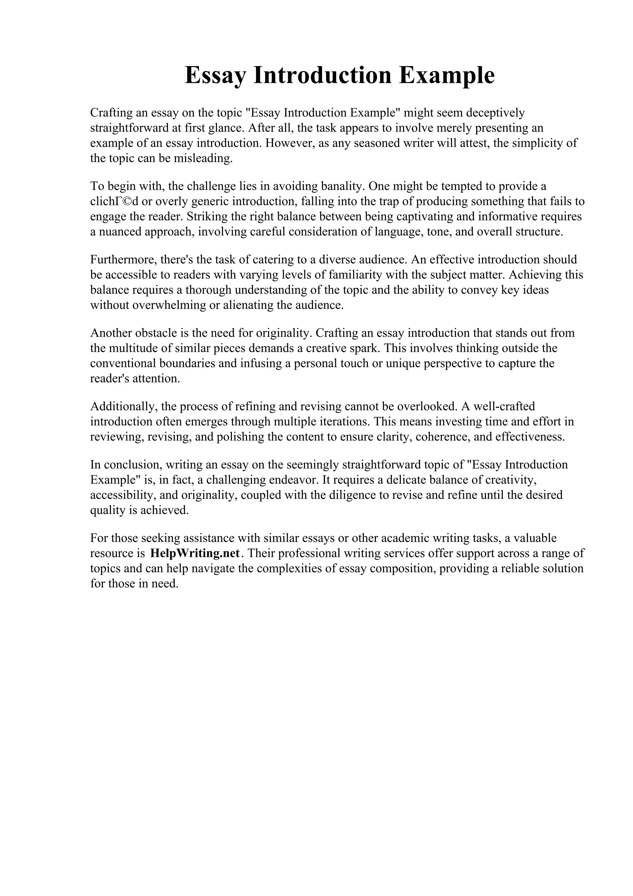 Essay Introduction Example. essay map in introduction - DriverLayer ...