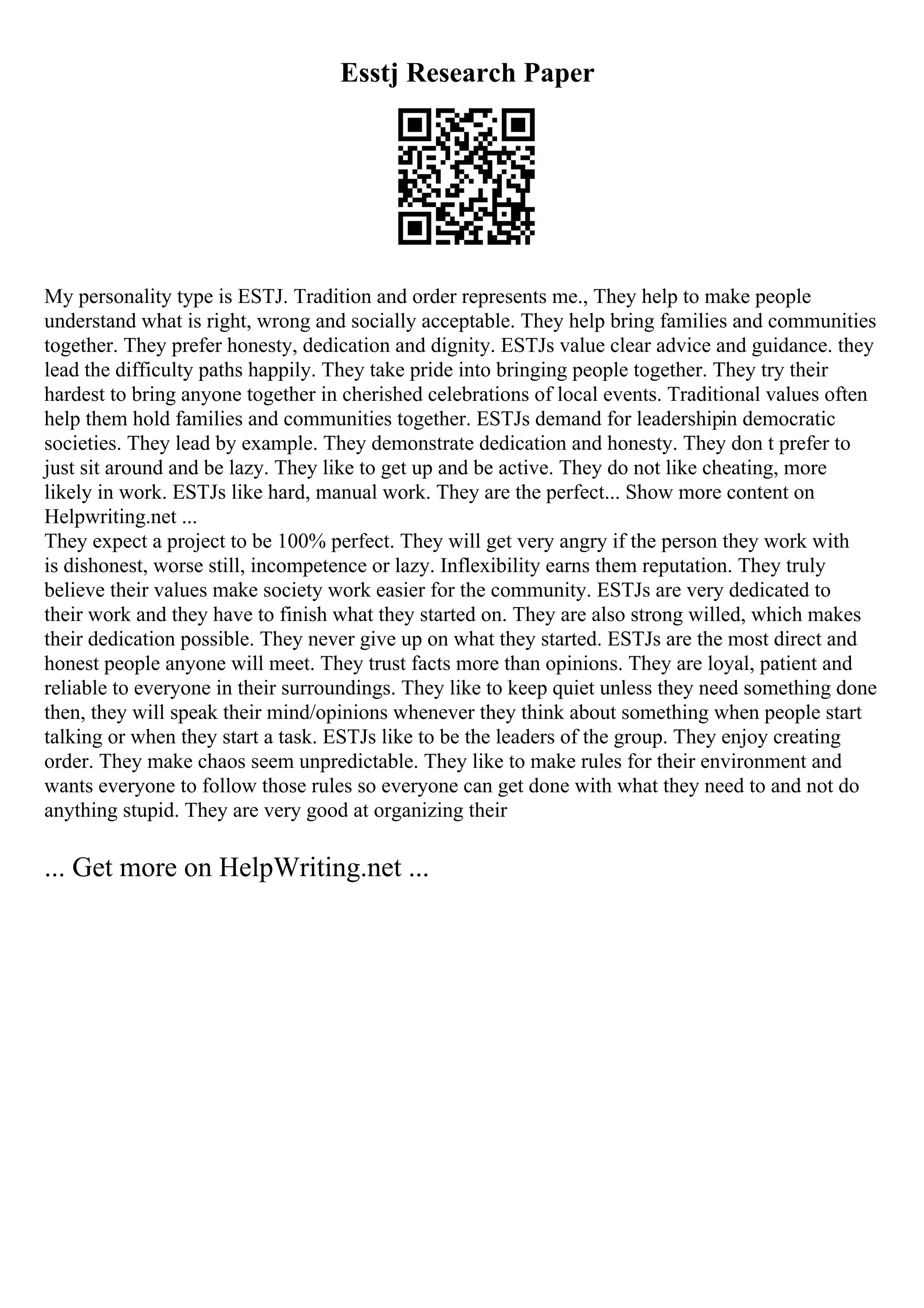 Essay Introduction Example English | PDF