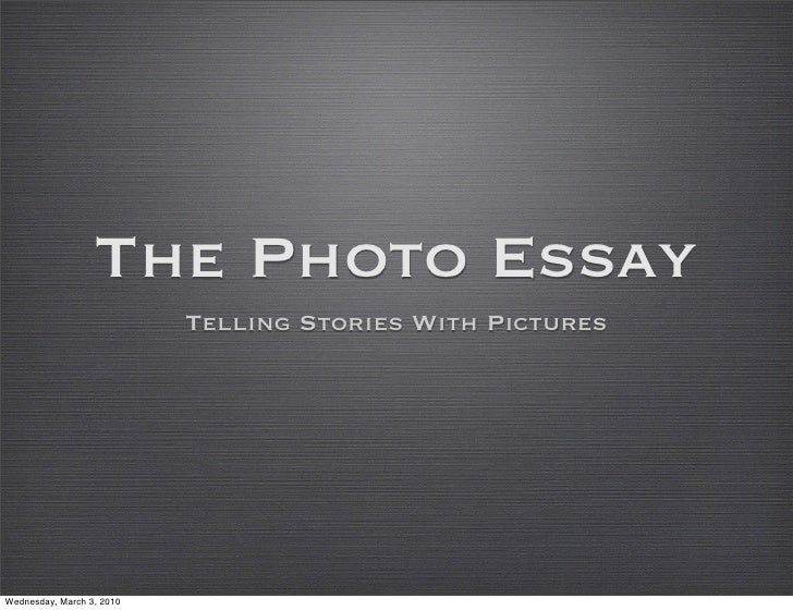 analyzing a photo essay