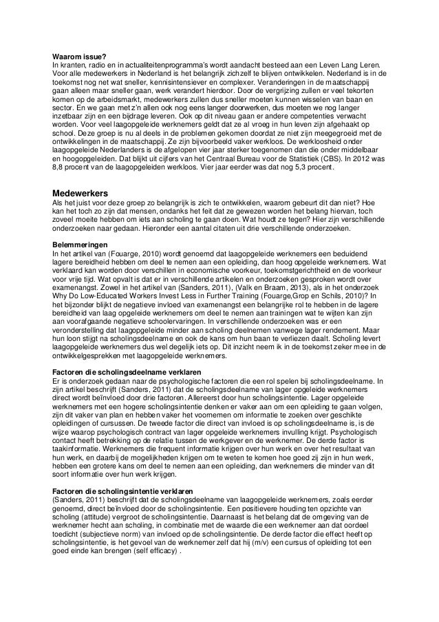 Voorbeeld essay ncoi picture