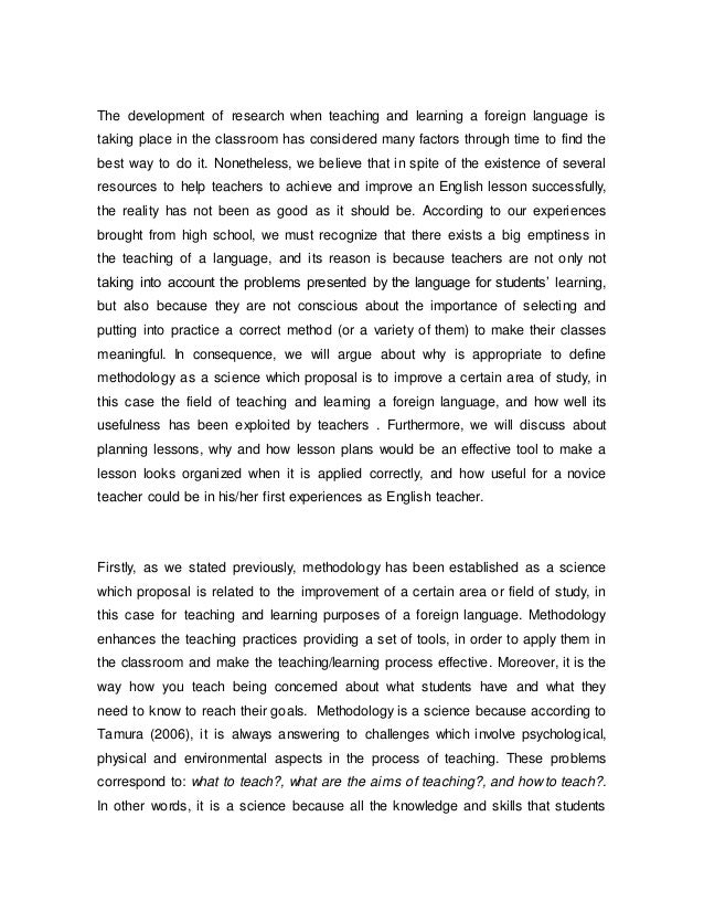 Essay methodology