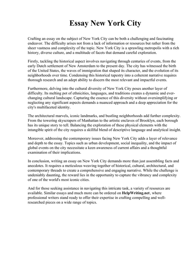 Essay New York City.pdf