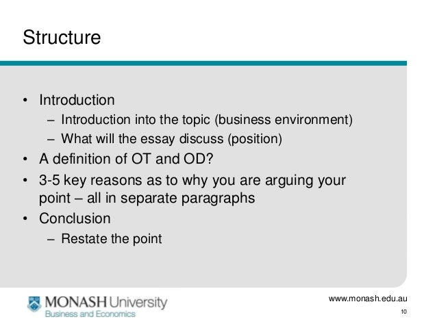 Organizational change essay
