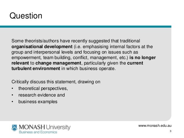 Organizational change essay