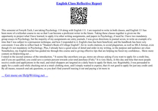 Essay On Ap Psychology | PPT