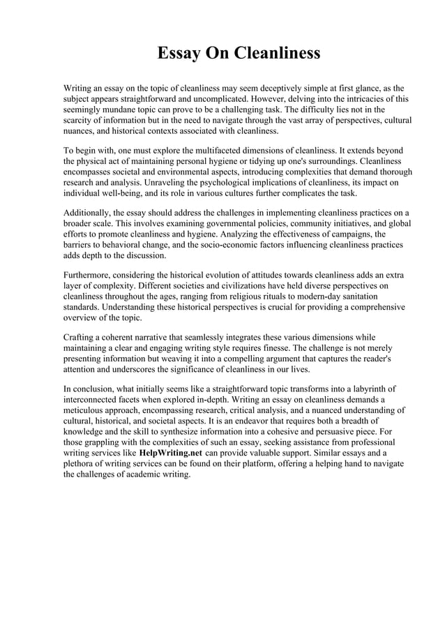 Essay On Cleanliness.pdf