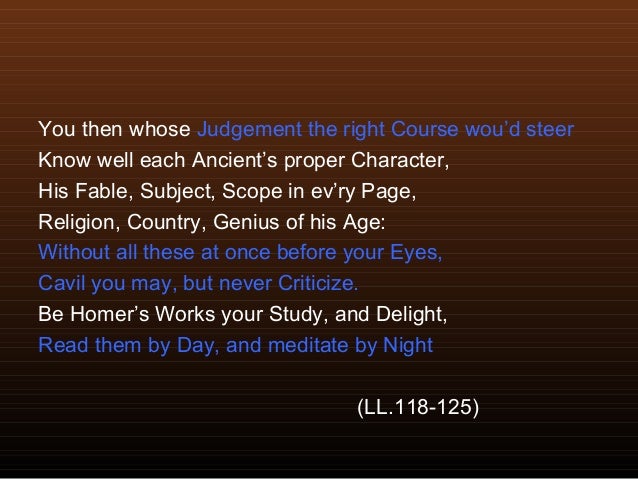 alexander pope from an essay on criticism alexander pope from an essay on criticism