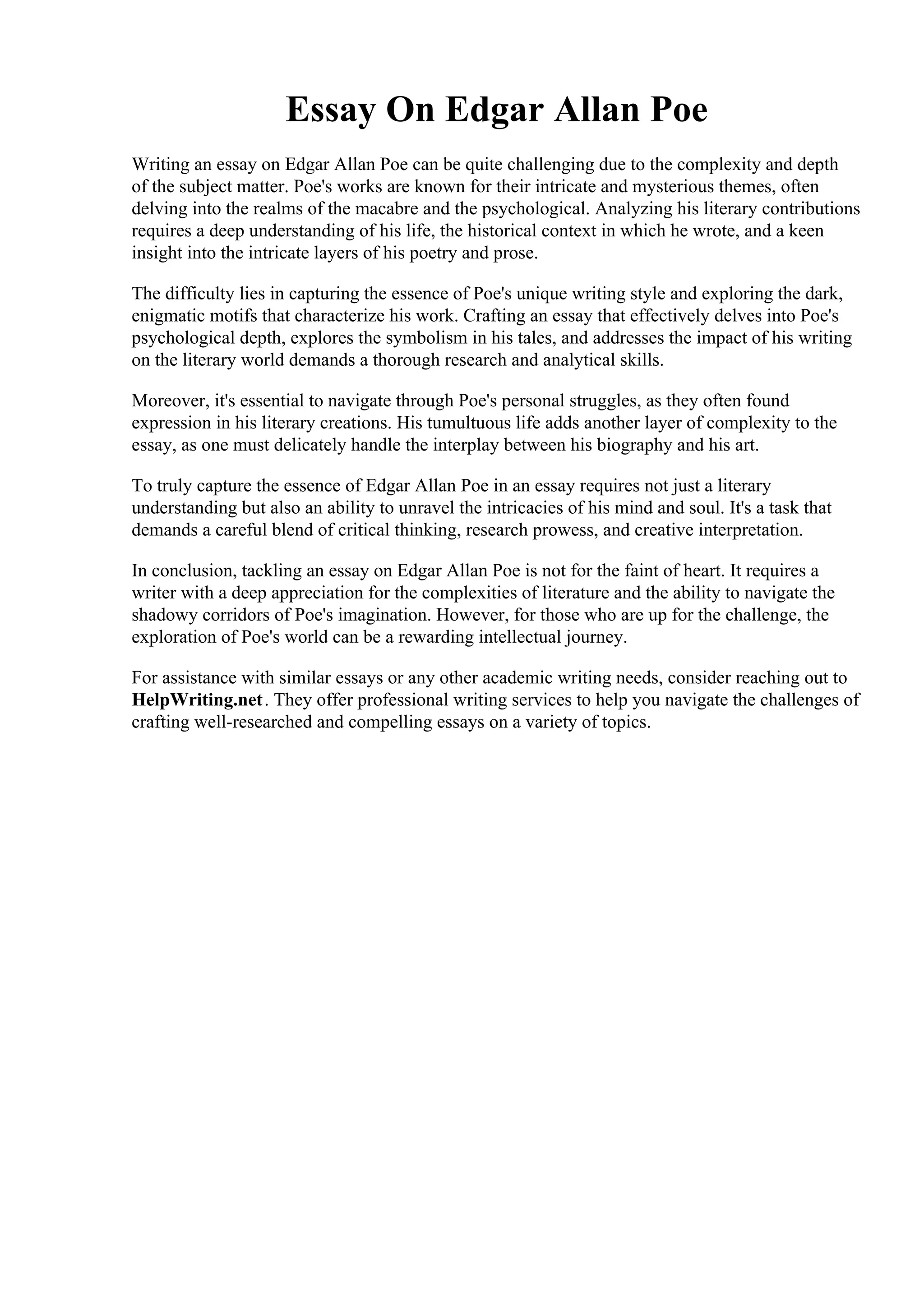 Essay On Edgar Allan Poe.pdf