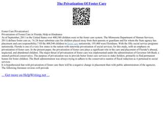 Essay On Foster Home | PPT